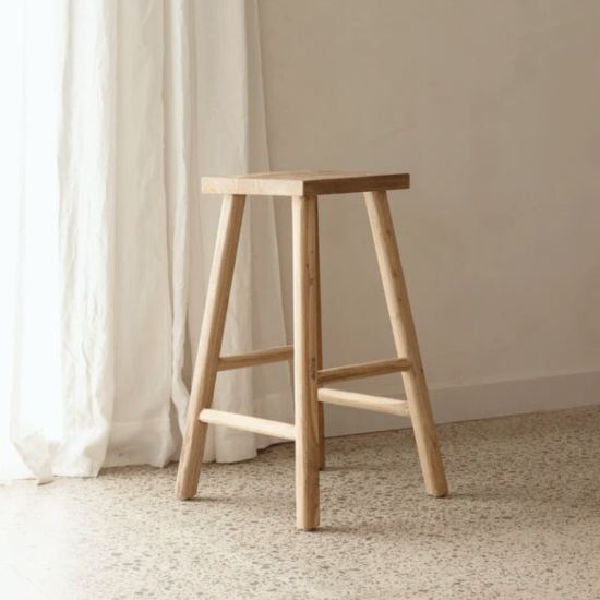 Kai Reclaimed Teak Bar Stool