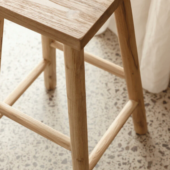 Kai Reclaimed Teak Bar Stool