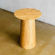 Kali Side Table Meja Teras Bundar Kayu Solid
