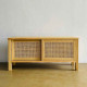 Kanza TV Console Meja Bufet TV Minimalis 2 Pintu Sleding Kanza TV Console Meja Bufet TV Minimalis 2 Pintu Sleding