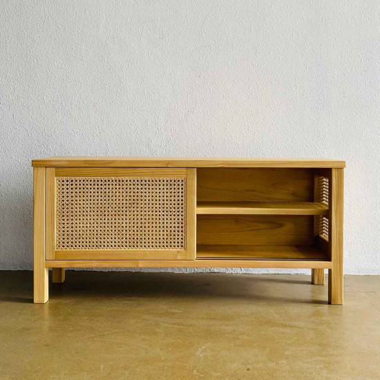 Kanza TV Console Meja Bufet TV Minimalis 2 Pintu Sleding Kanza TV Console Meja Bufet TV Minimalis 2 Pintu Sleding