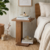 Kirana Side Table Walnut Finish