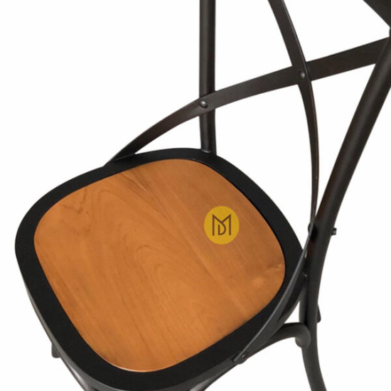 Kursi Makan Restoran Jati Gayla X-back