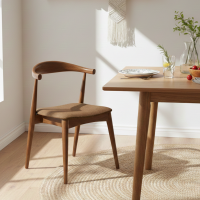 Kursi Cafe Modern Kayu Jati Model Tanduk