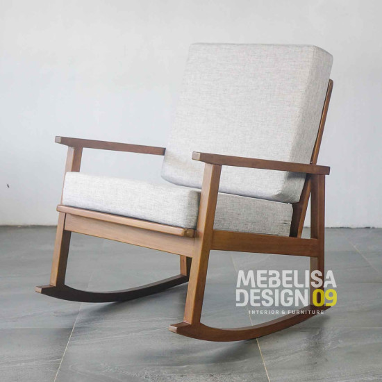 Kursi Goyang Minimalis Scandinavian Modern