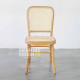 Kursi Makan Cafe Anyaman Rotan Kayu Jati Mid-Century Kursi Makan Cafe Anyaman Rotan Kayu Jati Mid-Century