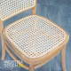 Kursi Makan Cafe Anyaman Rotan Kayu Jati Mid-Century Kursi Makan Cafe Anyaman Rotan Kayu Jati Mid-Century
