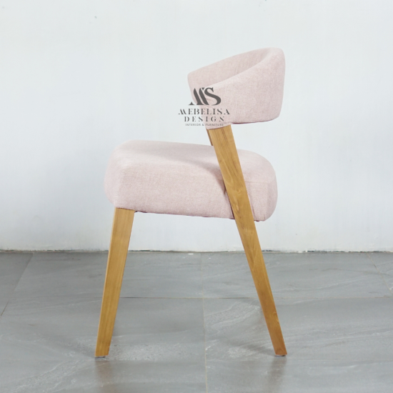 Kursi Makan Cafe Mid-Century Modern Minimalis