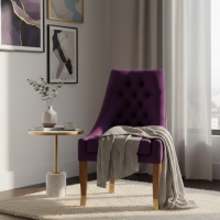 Kursi Makan Jok Minimalis Modern Jati Amethyst