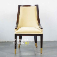 Kursi Makan Minimalis Klasik Modern Kain Jok Bludru