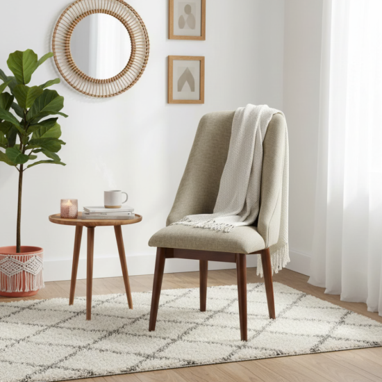 Kursi Makan Minimalis Modern Jati Scandinavian