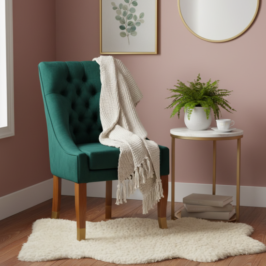 Kursi Makan Minimalis Modern Jok Rain Forest