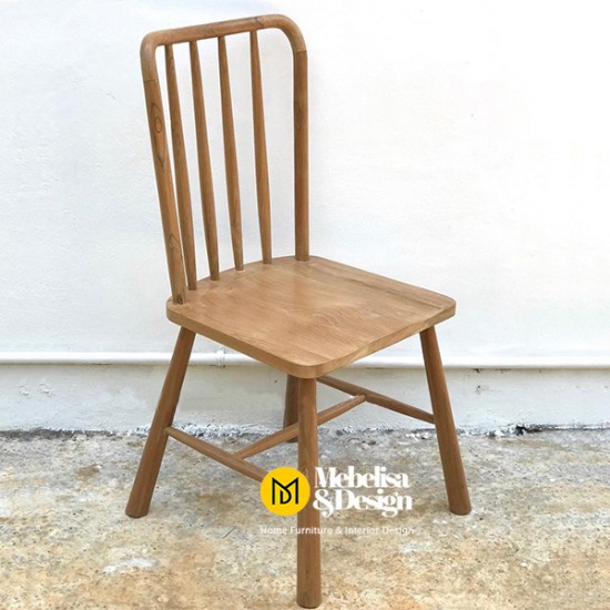 Kursi Makan Minimalis Retro Jati Harwich