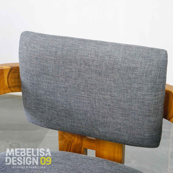 Kursi Makan Resto Modern Minimalis Kayu Jati