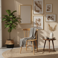 Kursi Makan Vintage Kayu Jati Model Retro