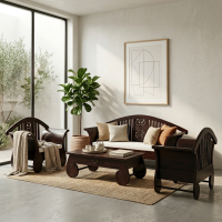 Kursi Meja Tamu Set Jati Madura Keong