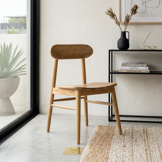 Kursi Resto Kayu Jati Minimalis Yoko