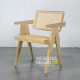 Kursi Santai Anyaman Rotan Set Stool Kayu Jati