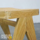 Kursi Santai Anyaman Rotan Set Stool Kayu Jati