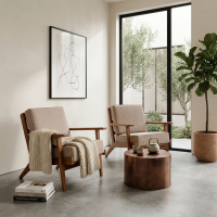 Kursi Santai Scandinavian Jati Wegner