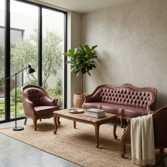 Kursi Sofa Ruang Tamu Louis Mewah