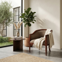 Kursi Sofa Santai Mewah Kayu Jati Jok Vienna