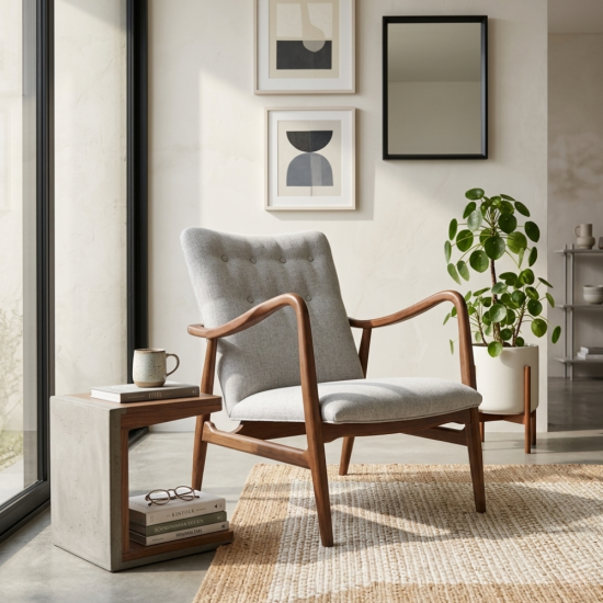 Kursi Sofa Single Seater Jati Fany