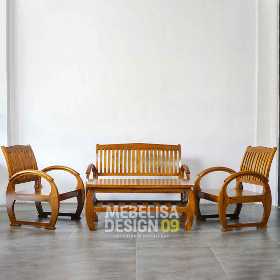 Kursi Tamu Set Meja Model Becak Kayu Jati Set 211 Kursi Tamu Set Meja Model Becak Kayu Jati Set 211