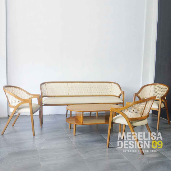 Kursi Tamu Set Meja Retro Scandinavian Kursi Tamu Set Meja Retro Scandinavian