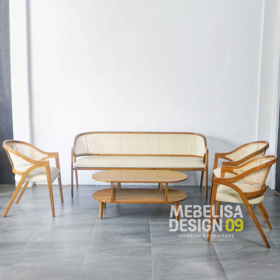 Kursi Tamu Set Meja Retro Scandinavian Kursi Tamu Set Meja Retro Scandinavian