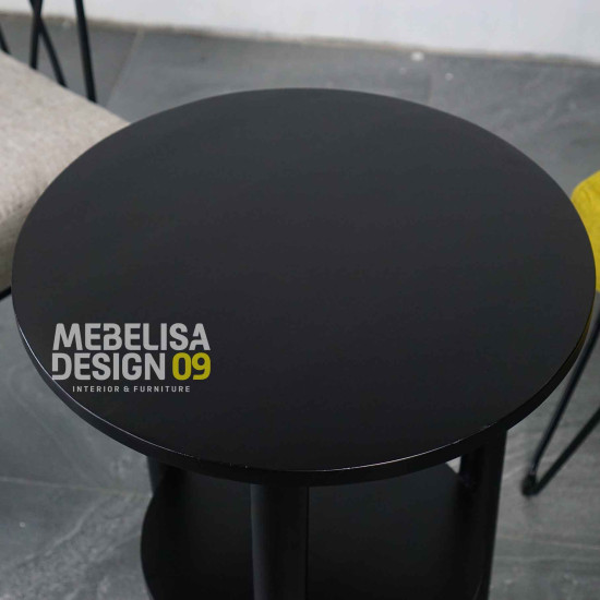 Kursi Teras Besi Industrial Set Meja Bundar Minimalis Kursi Teras Besi Industrial Set Meja Bundar Minimalis