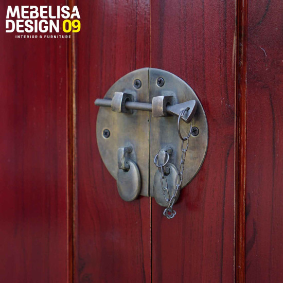 Lemari Antik Minimalis Model China 2 Pintu