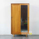 Lemari Baju Kayu Jati Retro Minimalis 2 Pintu