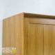 Lemari Baju Kayu Jati Retro Minimalis 2 Pintu