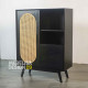 Lemari Cabinet Sepatu Sandal Retro 1 Pintu Anyaman