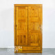 Lemari Pakaian 2 Pintu Sliding Minimalis Kayu Jati Solid