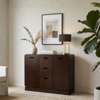 Lemari Rak Sepatu Minimalis Jati Leons