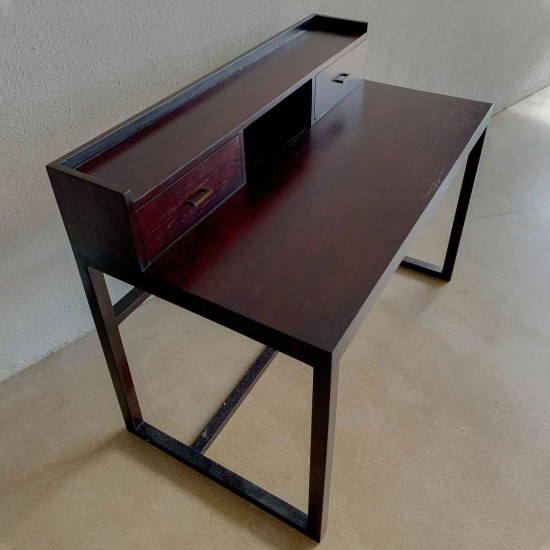 Lincoln Desk Meja Belajar Minimalis Kayu Jati