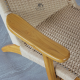 Lounge Chair Kursi Santai Kayu Jati Anyaman Loom