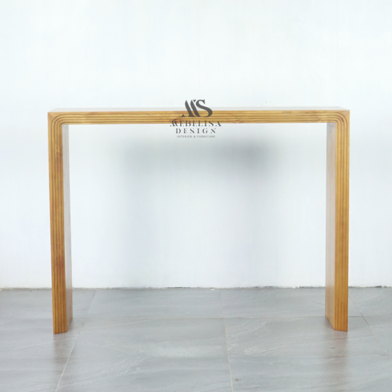 Maliha Meja Konsol Minimalis Aesthetic Kayu Jati