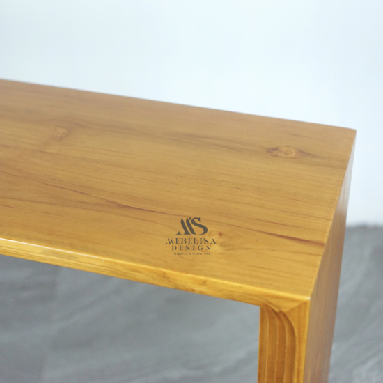 Maliha Meja Konsol Minimalis Aesthetic Kayu Jati