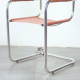 Marcel Chair Kursi Stainless Kombinasi Kulit