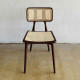 Marco Chair Rattan Base Kursi Makan Retro Kayu Anyaman Rotan