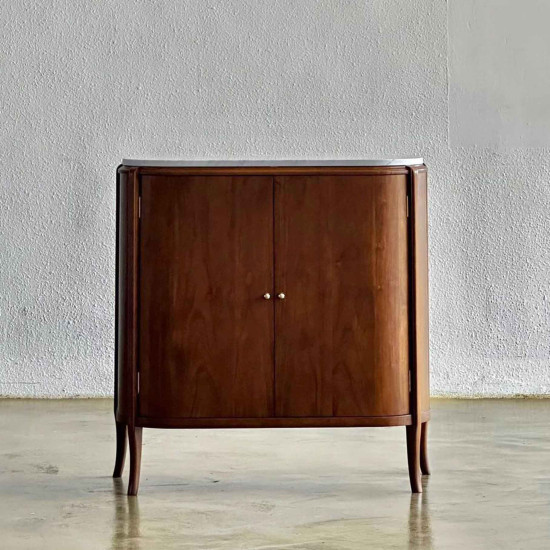Marton Shoe Cabinet Rak Sepatu Kayu Jati Mid-Century Top Marmer Marton Shoe Cabinet Rak Sepatu Kayu Jati Mid-Century Top Marmer