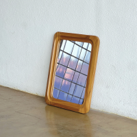 Maya Mirror Cermin Dinding Kayu Jati