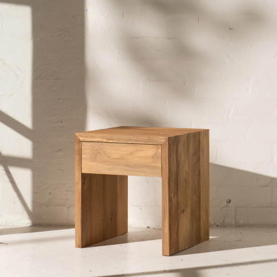 Mehdi Bedside Table with Drawer