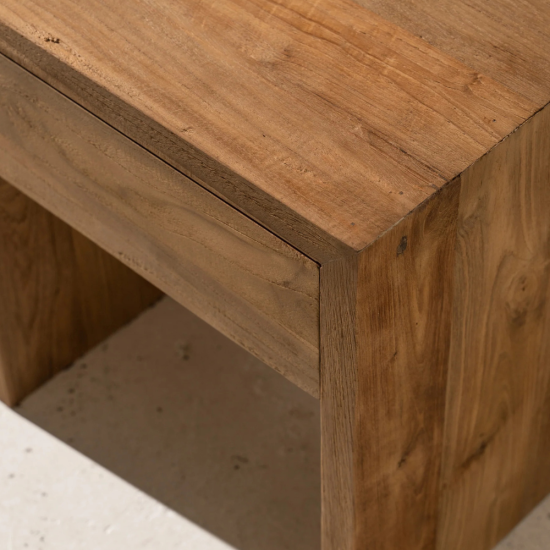 Mehdi Bedside Table with Drawer