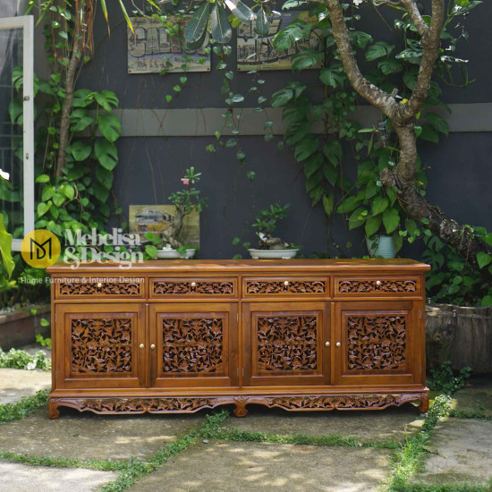 Meja Bufet Ruang Tamu Kayu Jati Ukiran Palembang Meja Bufet Ruang Tamu Kayu Jati Ukiran Palembang