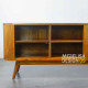 Meja Bufet TV Retro Pintu Geser Kayu Jati