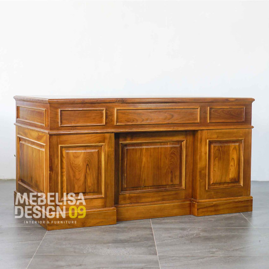 Meja Kerja Kantor Minimalis Meja Direktur Kayu Jati Meja Kerja Kantor Minimalis Meja Direktur Kayu Jati
